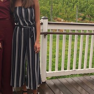 Strapless jumpsuit